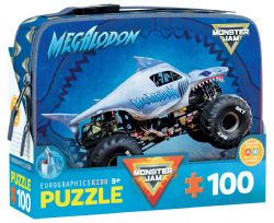 EUROGRAPHICS CASSE-TÊTE BOÎTE À LUNCH 100 PIÈCES - MEGALODON MONSTER JAM #9100-5939 (1125)